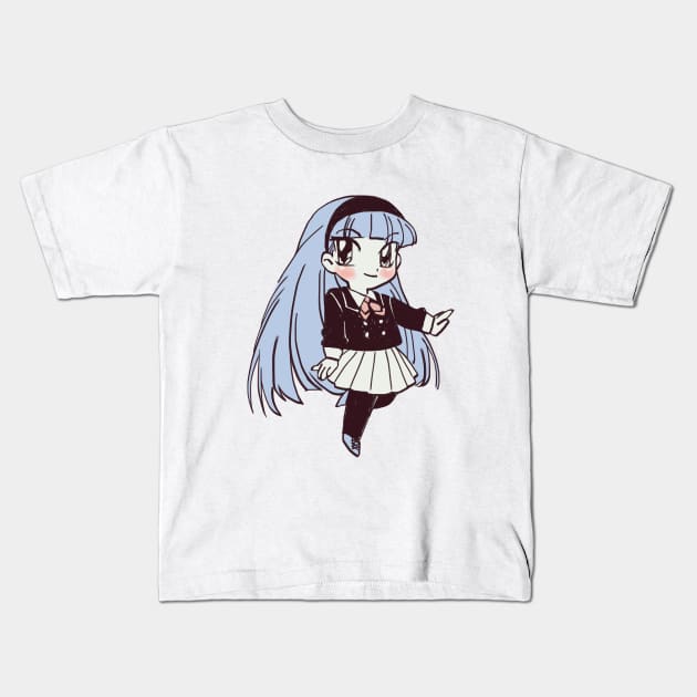 I draw chibi Umi Ryuuzaki / magic knight rayearth Kids T-Shirt by mudwizard